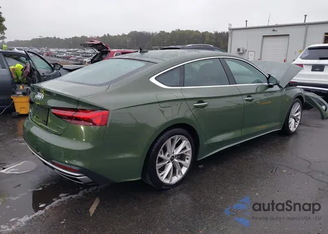 2023 Audi A5 Sportback Premium 40 Tfsi Quattro S Tronic z USA, uszkodzony, nr VIN WAUABCF54PA041929